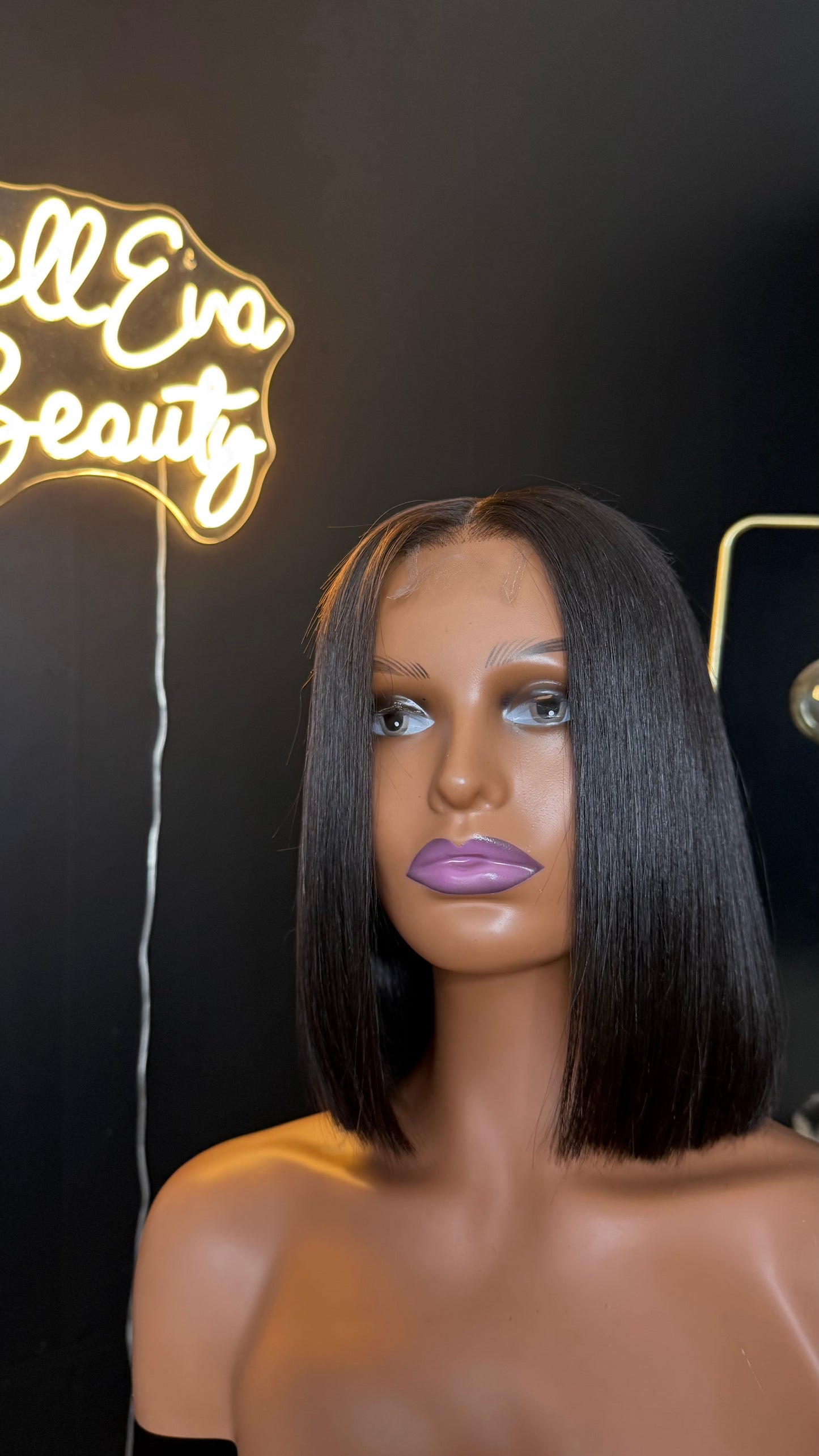 PERRUQUE VIRGIN HAIR 100% NATURELLE : LA FATOU ( pose sans colle )