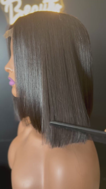 PERRUQUE VIRGIN HAIR 100% NATURELLE : LA FATOU ( pose sans colle )